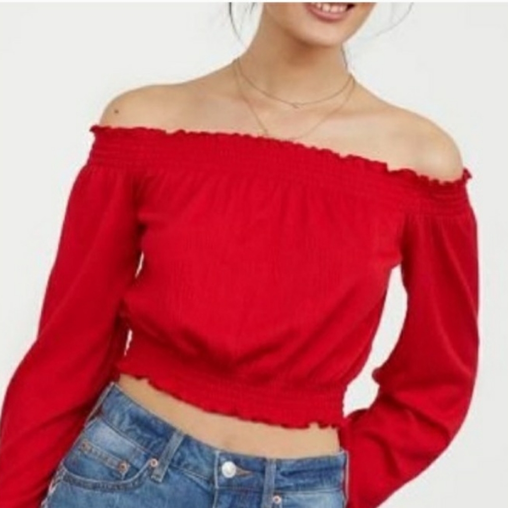 🎈 Red crap top  size XS 🎈